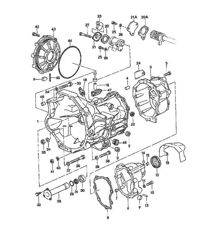 Ersatz- Getriebe Getriebe Ca