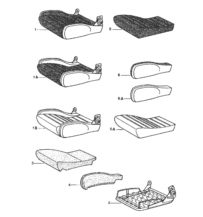 Sports Seat Cushion und Single Teile