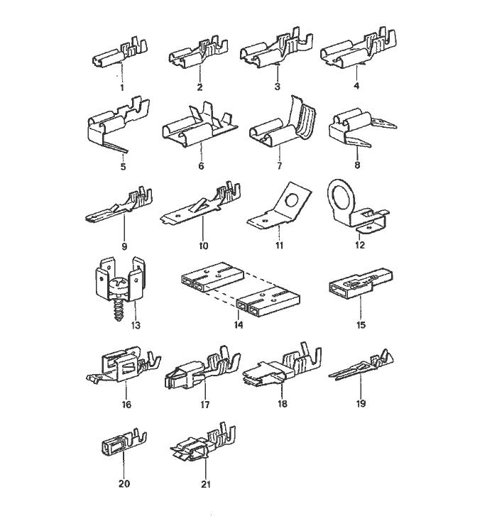 Flat Plug Push On Connector